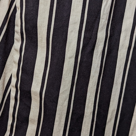 Shyanne Women's Striped High Rise Super Flare Jeans - Picture 3 of 6